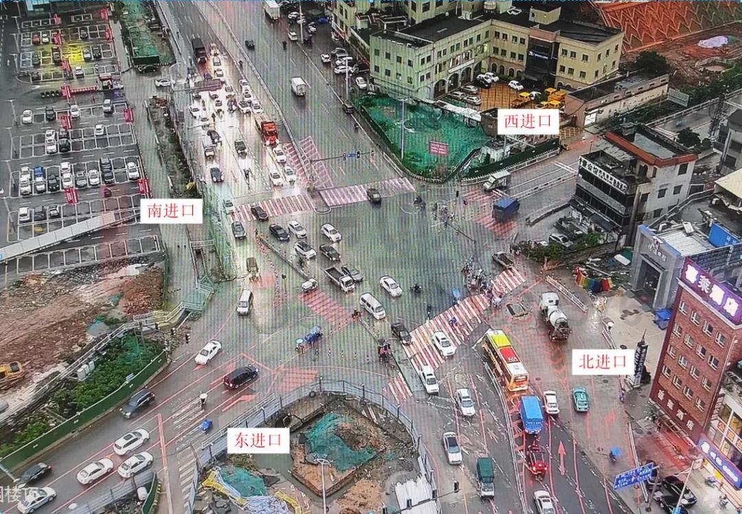 圖15 105國道-南大路整體排隊(duì)情況(優(yōu)化后)