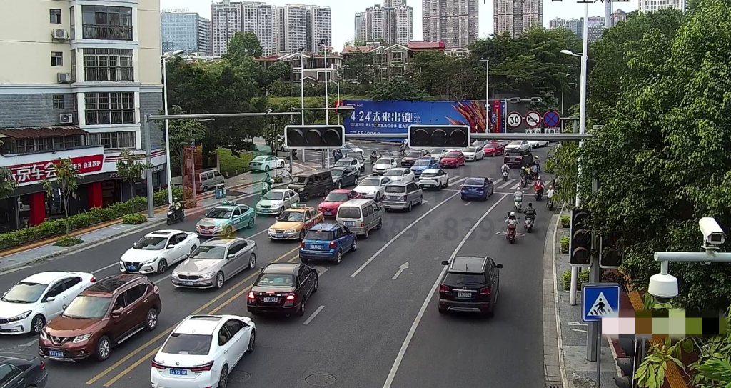 圖4 路段北往南方向車輛無(wú)法及時(shí)消散